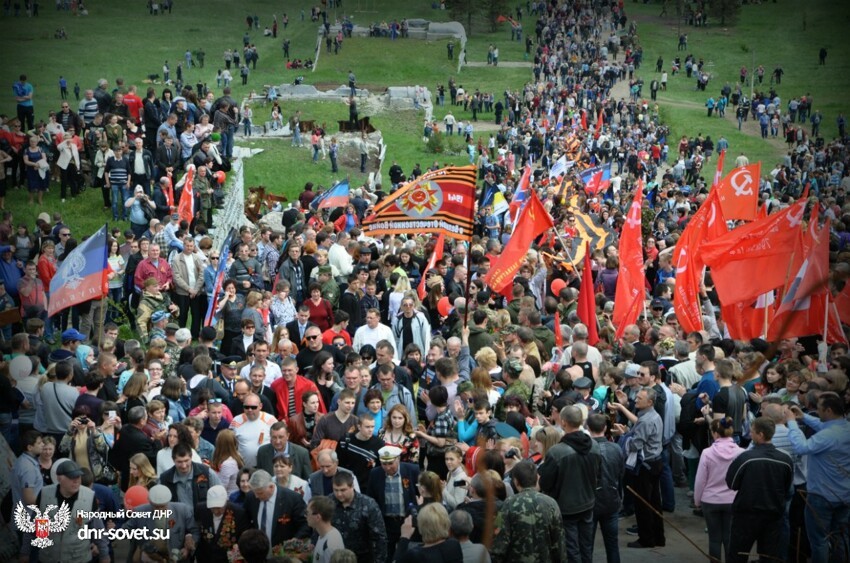 Парад в Донецке