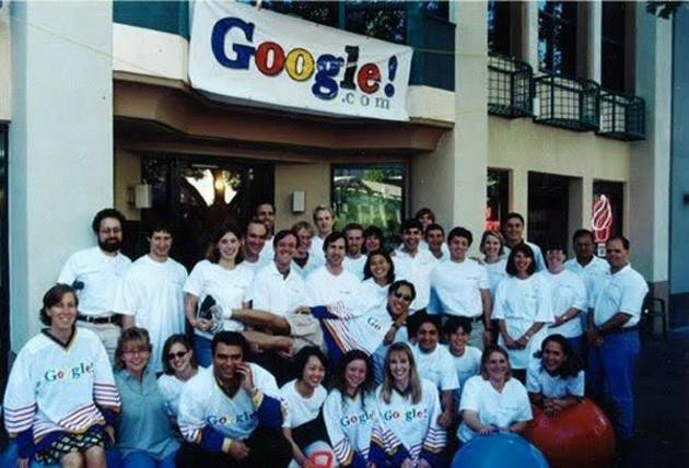 Первая команда Google в 1999: