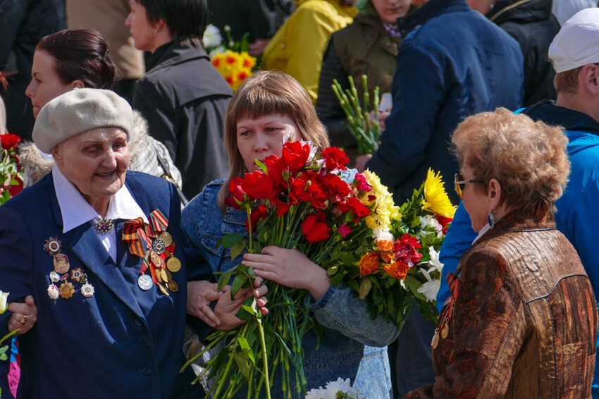 Празднование 9 мая в Эстонии - город Нарва