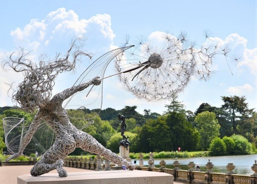 Скульптуры фей (Робин Вайт, Великобритания)