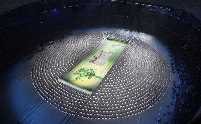  Церемония открытия Олимпийских игр в Пекине в 2008 году. 