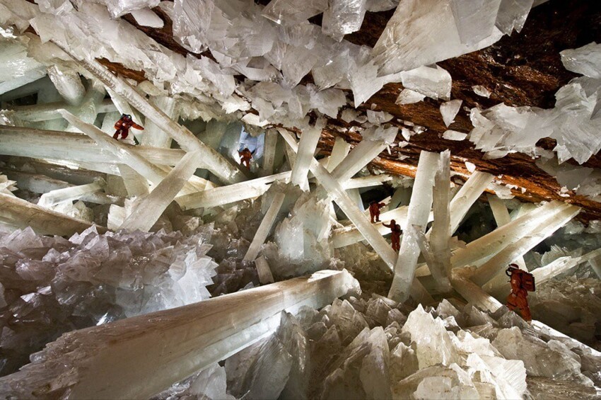 Пещера кристаллов в Мексике.