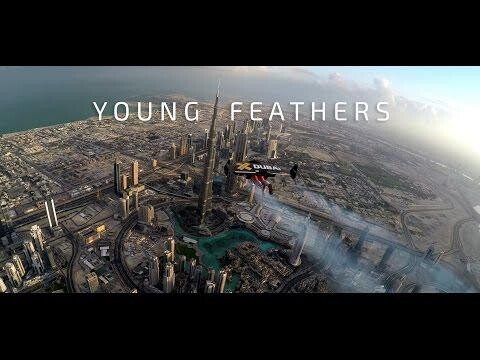 Захватывающий полёт на реактивном ранце-крыле над Дубаем 