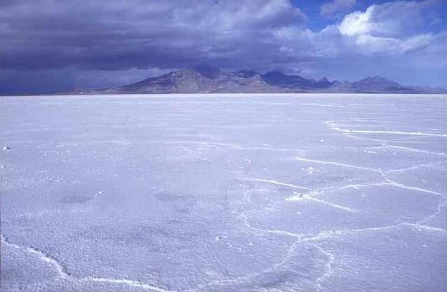 Bonneville Salt Flat, Юта, США