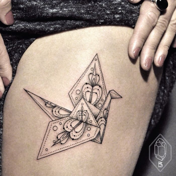 Геометрические татуировки мастера Bicem Sinik