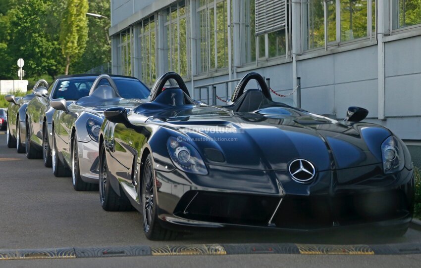 Четыре эксклюзивных суперкара Mercedes SLR McLaren