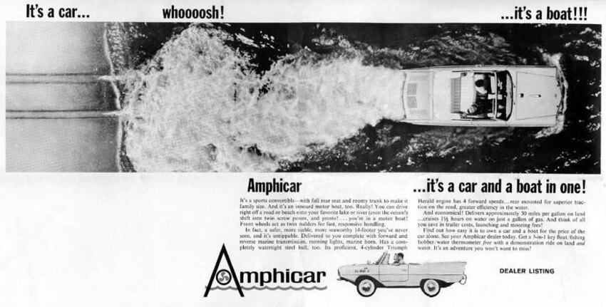 Амфибия Amphicar 770 (1961-68)