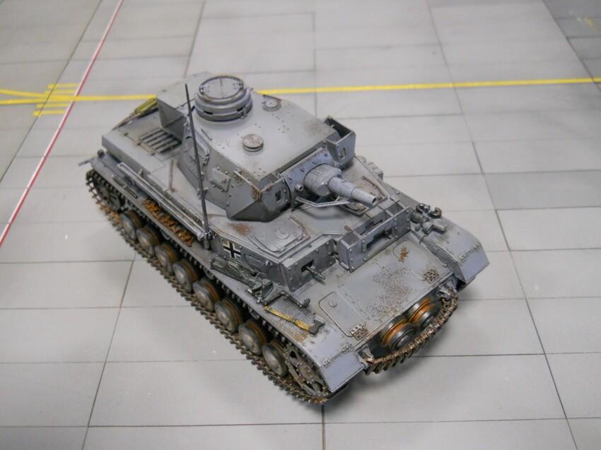 Модель танка Pz.Kpfw.IV Ausf.E 'Vorpanzer' 