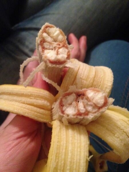 Необычный банан 