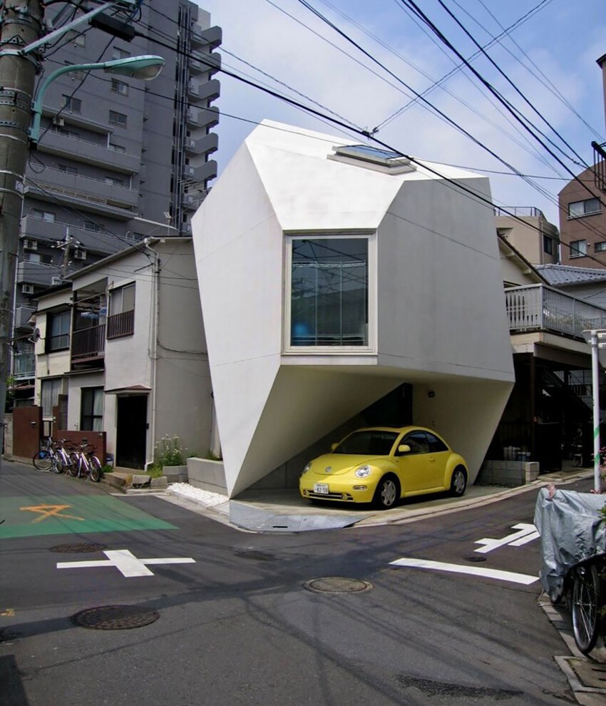 2. Дом в форме природного минерала в Токио