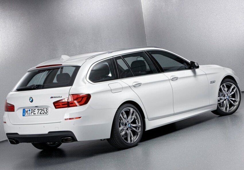 10-е место: 2013 BMW M550d xDrive — 100 км/ч за 4,9 с