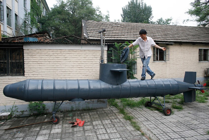 Домашняя подлодка. Пекин, 10 июля 2008.