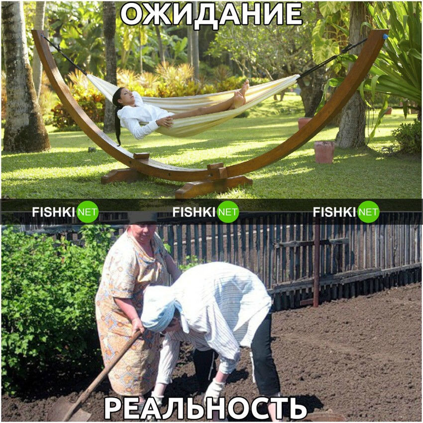 Отдых на даче.