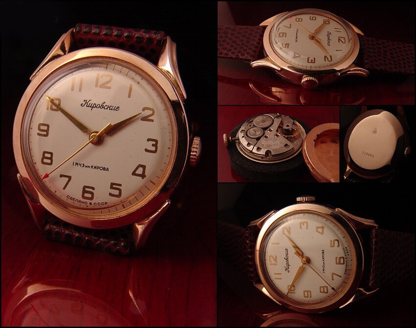 Живя в СССР, многие не видели эти модели золотых часов