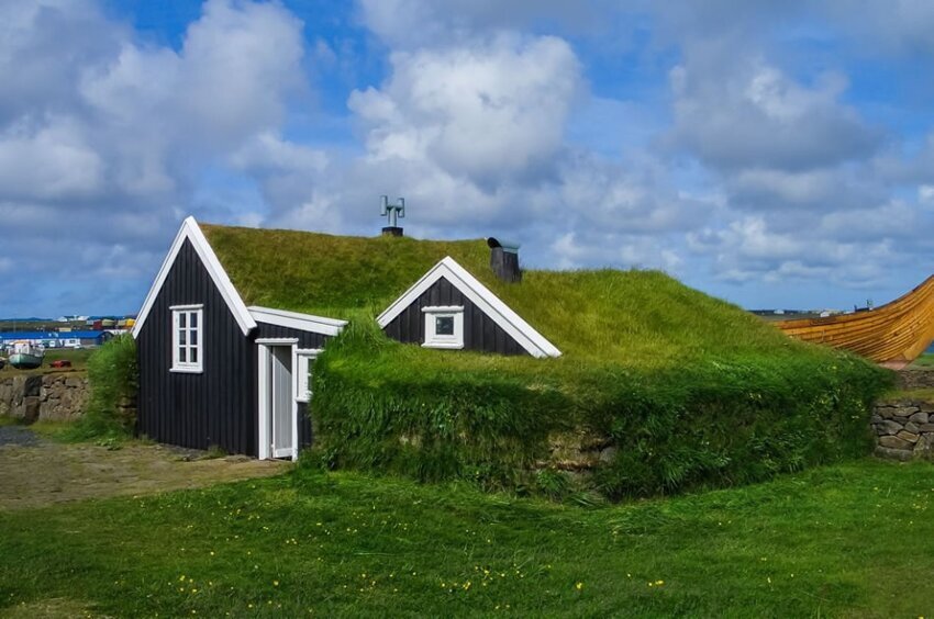 Травяные и дерновые крыши по всему миру