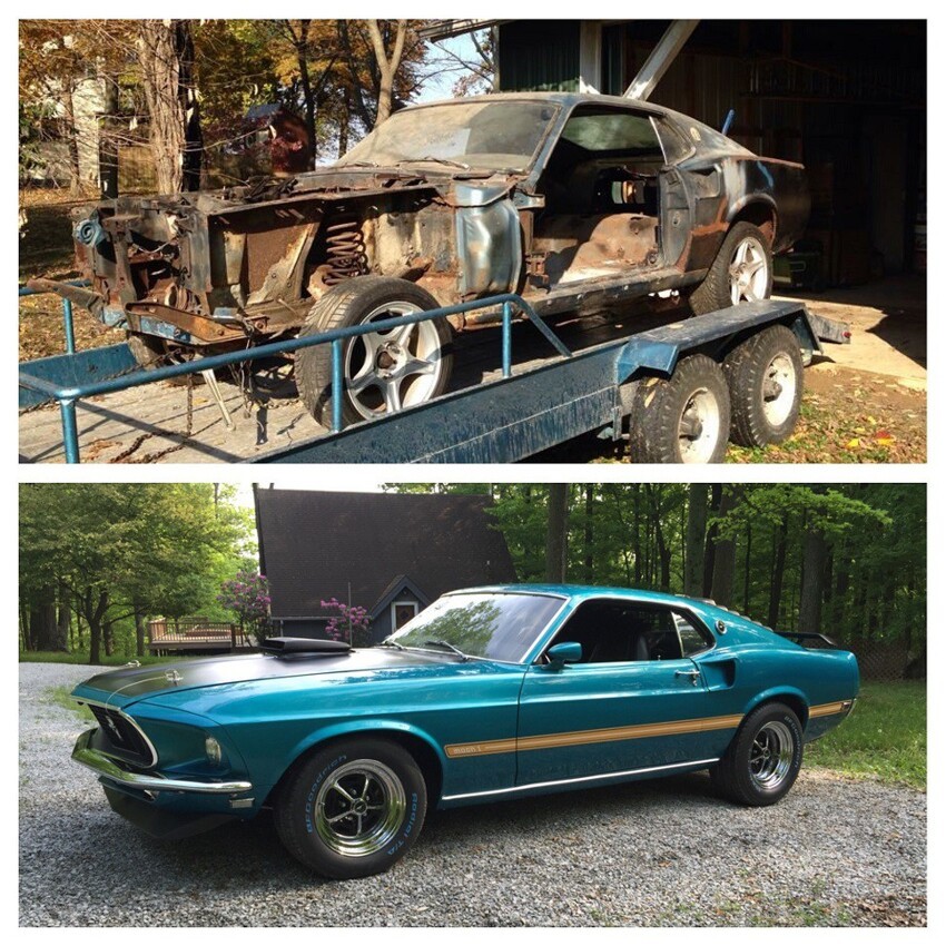 Восстановление Ford Mustang 1969