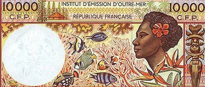 Французская Полинезия — 10 000 французских франков