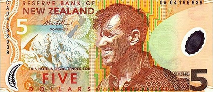 Новая Зеландия — 5 новозеландских долларов