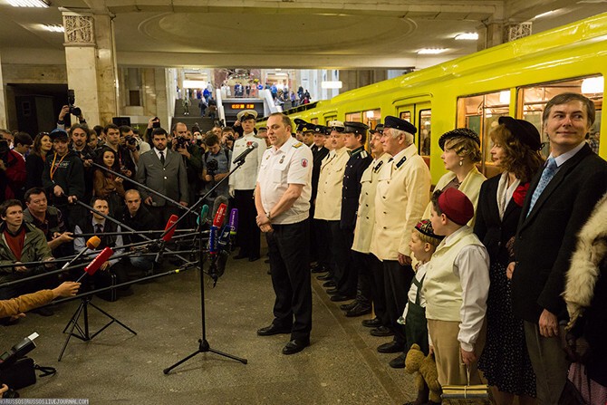 Московскому метро 80 лет! Выставка ретро-вагонов