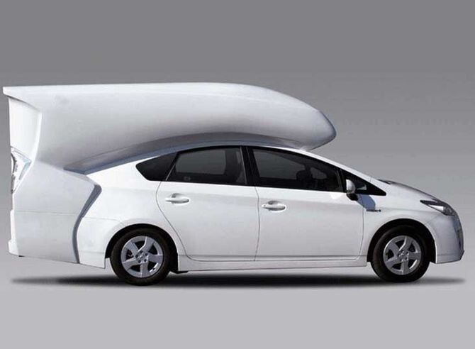 Toyota Prius с жилой "пристройкой"
