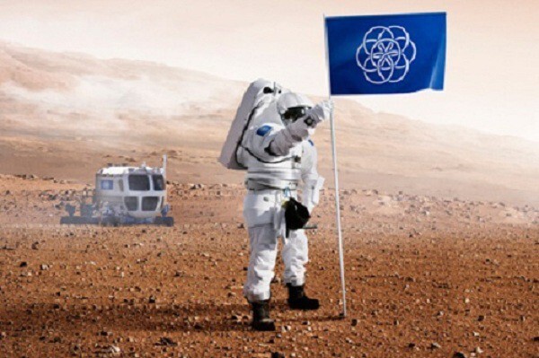 Для покорителей космоса создали флаг Земли