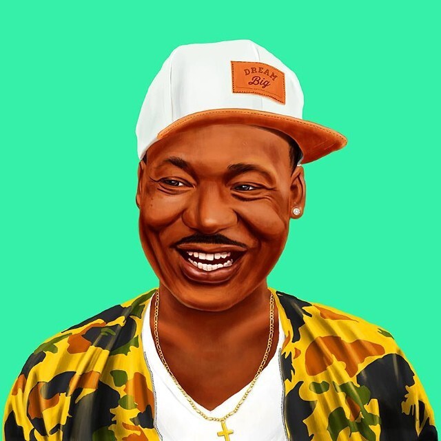 Новые картинки в стиле “Hipstory”: большие политики в образе хипстеров