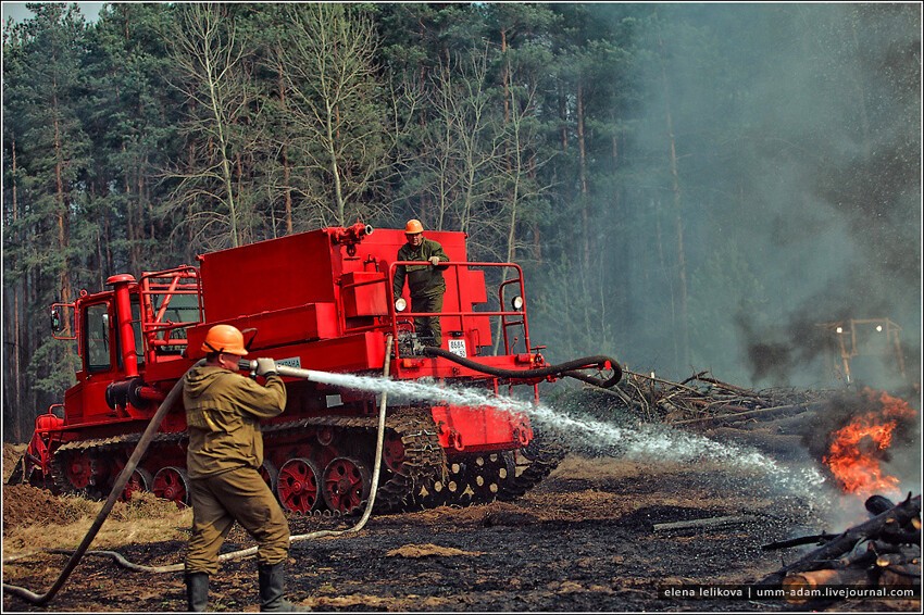 Пожарный трактор от "Четра-форест"