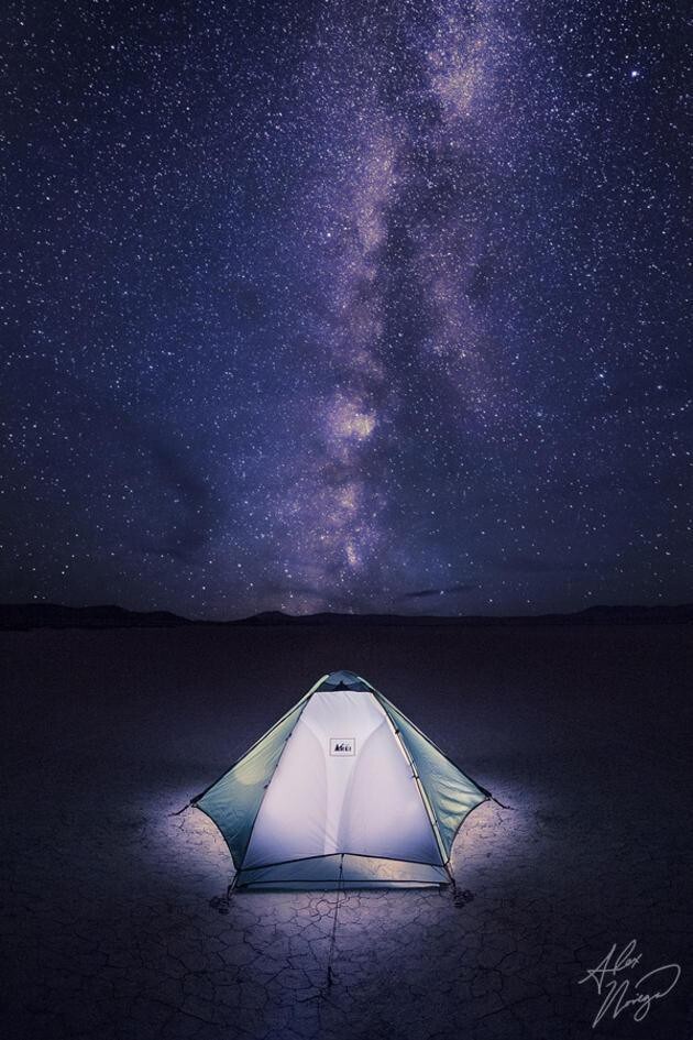 20. Звездное небо в пустыне Алворда, Орегон