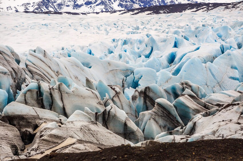 2. Ледник Скафтафелл, Исландия