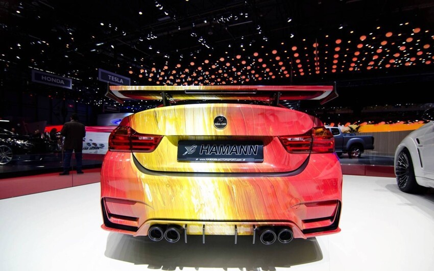 Дизайнер разукрасил BMW M4 от Hamann