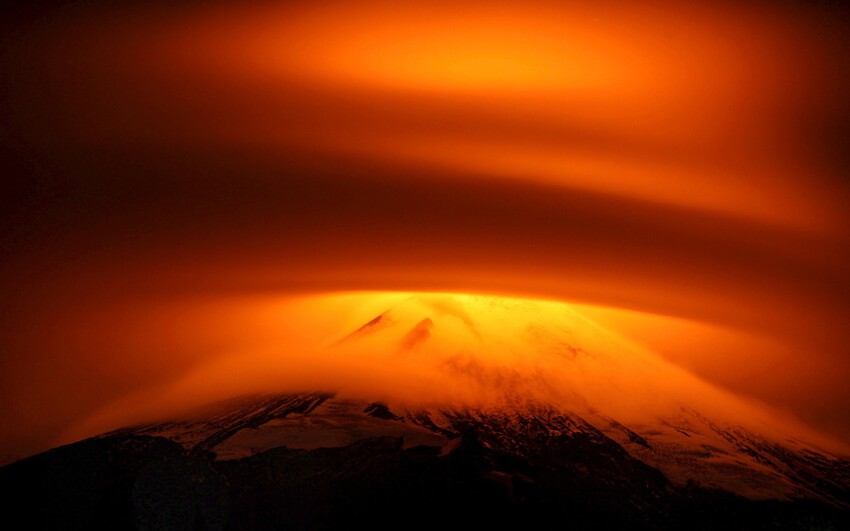 Вулкан Вильяррика, Чили