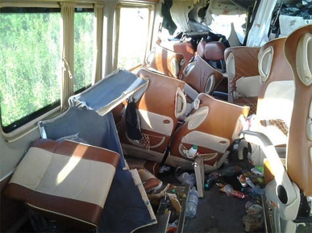 Авария с автобусом, перевозившим детей, в Нижегородской области