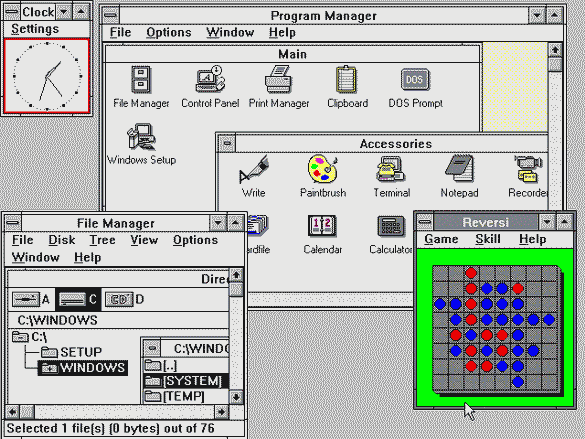 22 мая 1990 года, компания Microsoft представила Windows 3.0