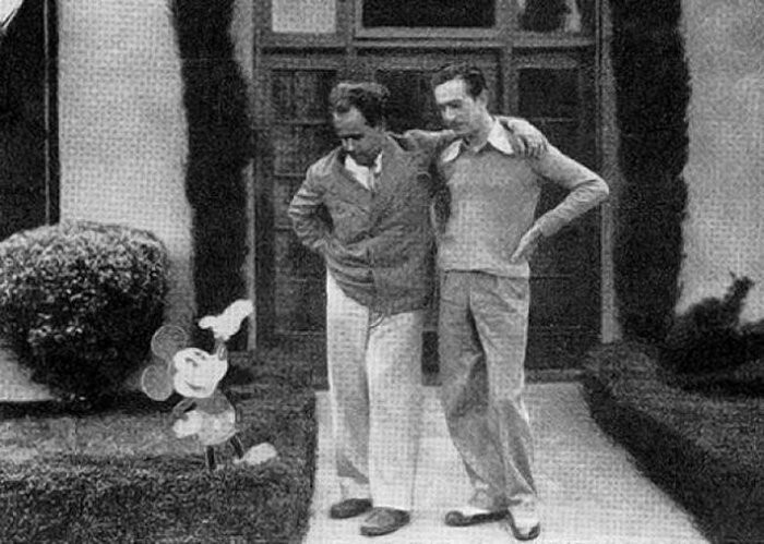 Сергей Эйзенштейн и Уолт Дисней. 1930