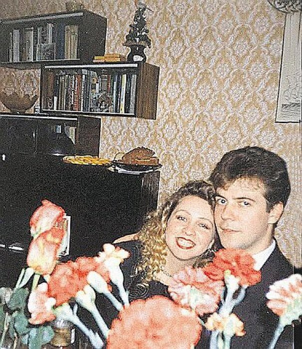 Дмитрий Медведев с супругой
