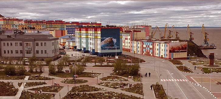 Город Анадырь. Чукотка. Россия