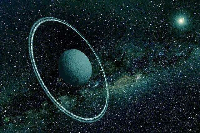 В нашей Солнечной системе есть астероид с кольцами, как у Сатурна.