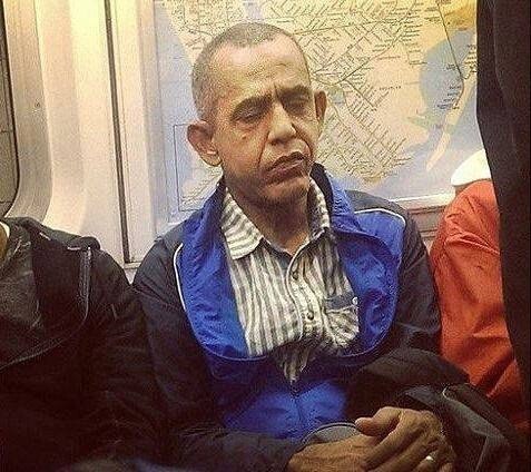 Кого только в метро не увидишь!