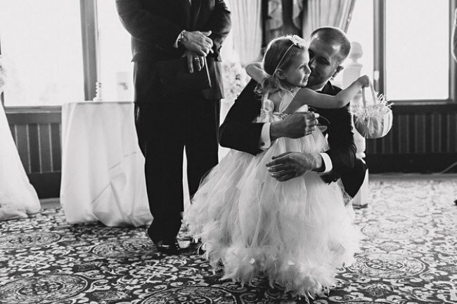 Жених произнес трогательную речь для дочери своей невесты