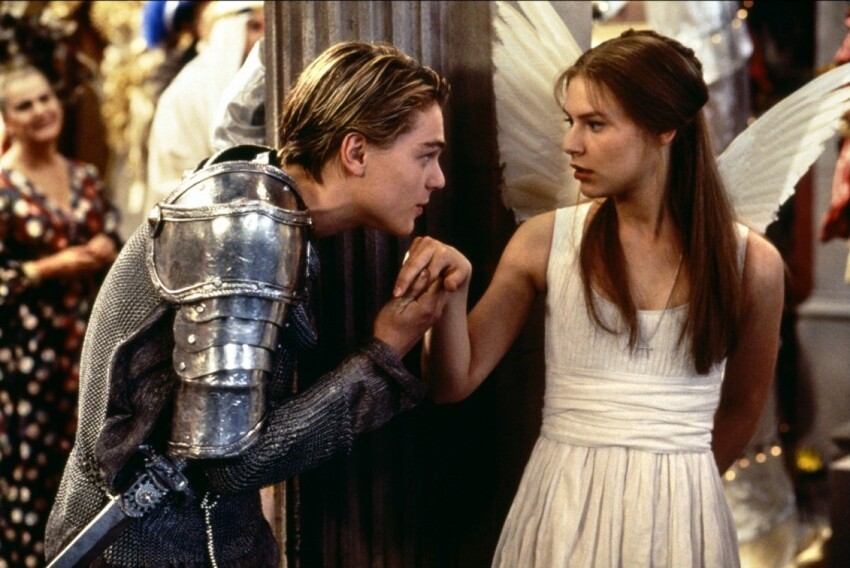 9. Леонардо Ди Каприо и Клэр Дэйнс, «Ромео + Джульетта», 1996