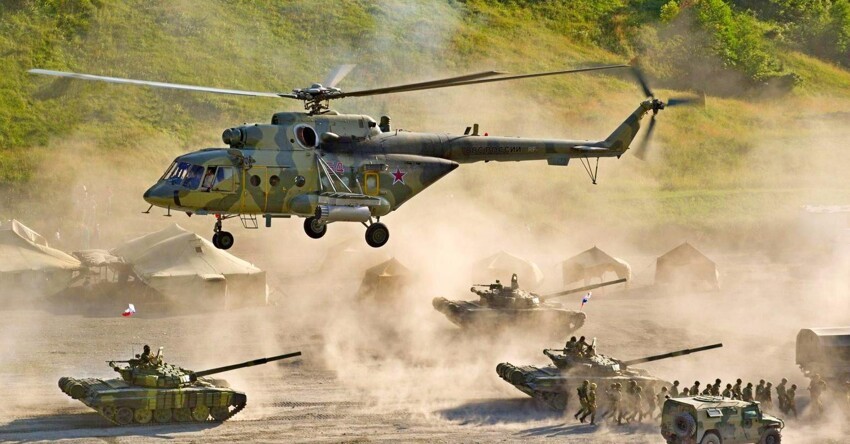 Масштабные военные Российские учения с привлечением авиации 