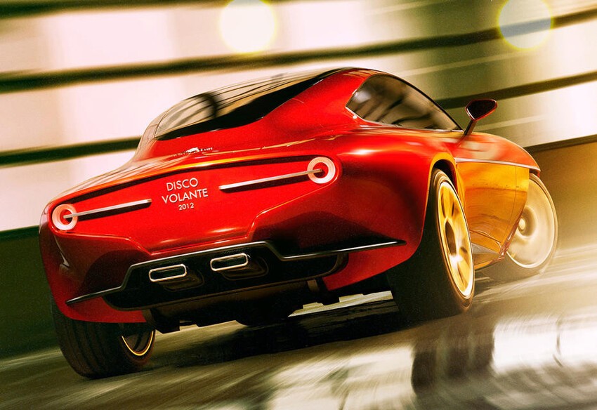 2013 год: ALFA ROMEO DISCO VOLANTE TOURING SUPERLEGGERA.  