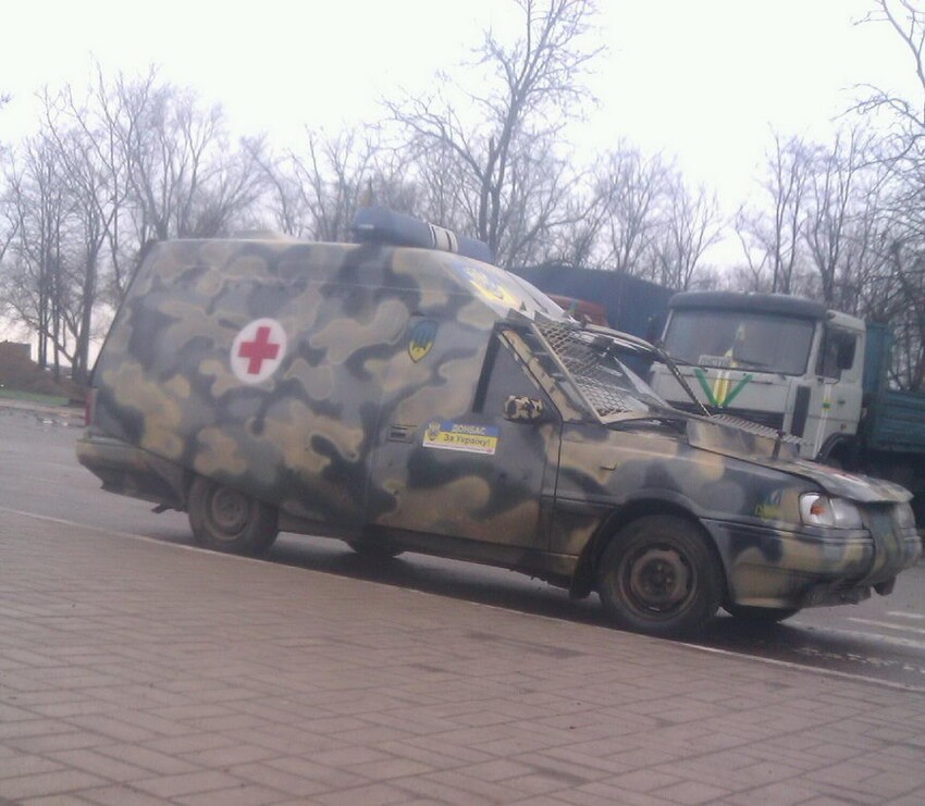 Боевые машины, собранные в полевых условиях