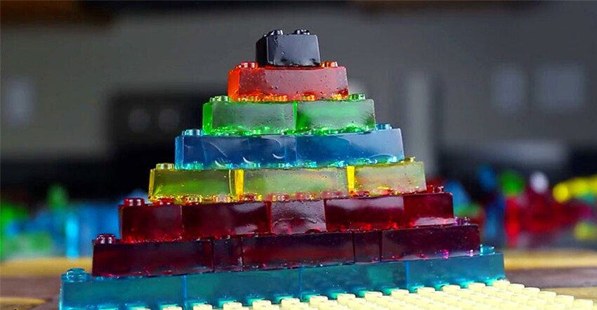 Сделать Lego цветным вам помогут пищевые красители 
