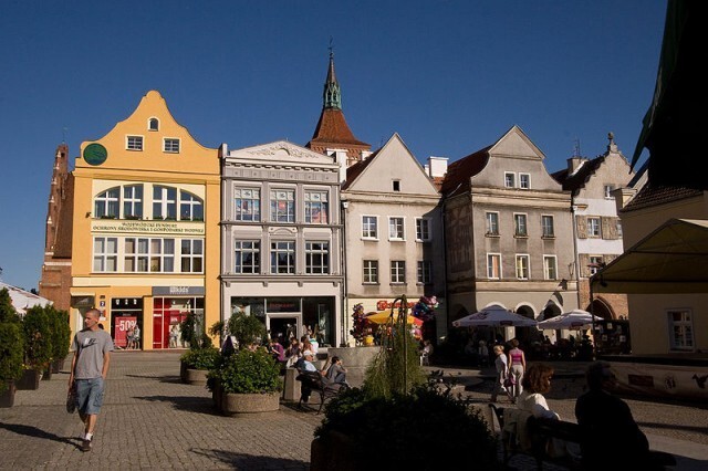 Польский городок Ольштын