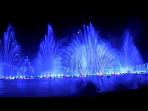 Кипр. Видео. Красивое Шоу - Поющие Фонтаны 