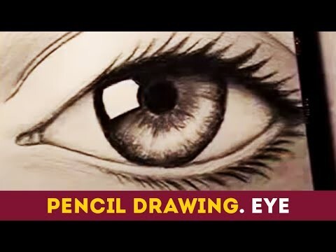 Как нарисовать реалистичный глаз карандашом 