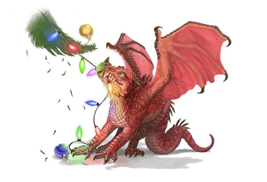 Рождественский дракон 