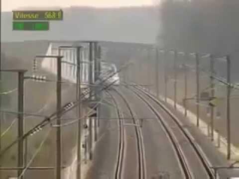  Самый быстрый поезд в мире 570 км ч 