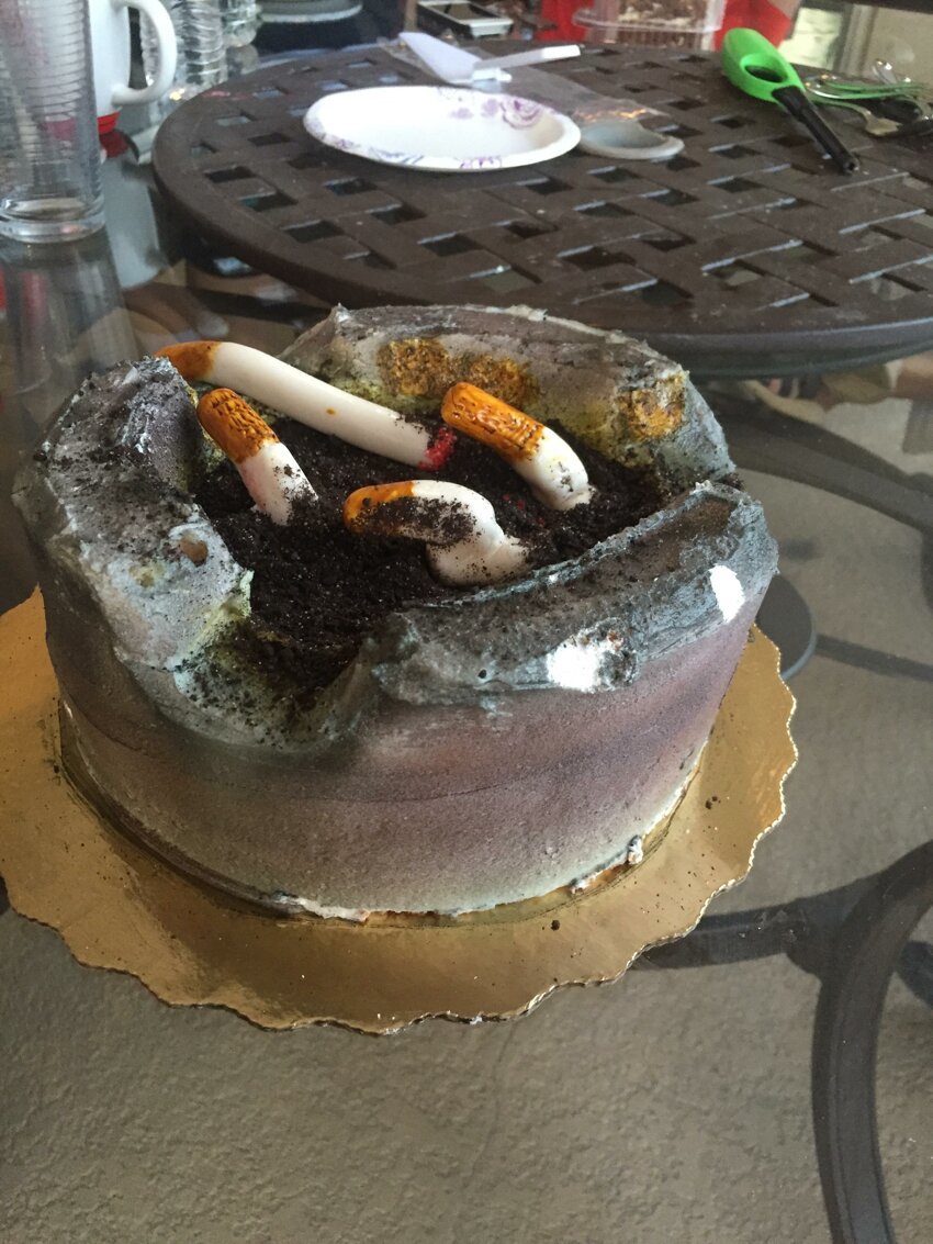 Торт "Пепельница"